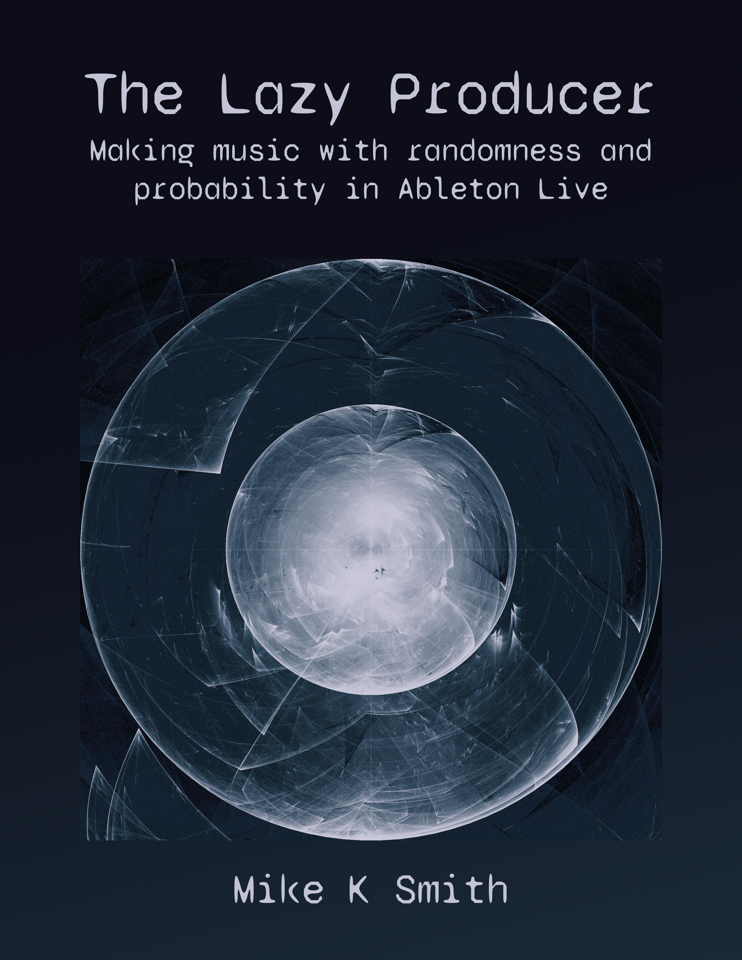 Book cover for this book. The cover shows a generative art image created by Danielle Navarro which has two concentric circles white on indigo and black with many white slashes and whispers. The image has four quadrants. Near the centre are three V-shapes